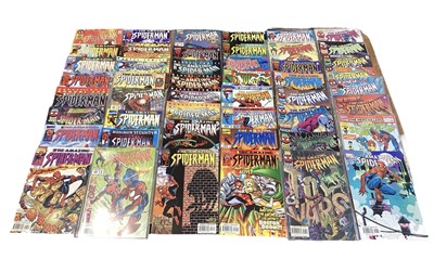 Lot 75 - Marvel Comics The Amazing Spider-Man and The Amazing Spider-Man volume 2, 1990's and 2000's to include issues #388, #400 - poor condition,  #410 - First apperance of Spider-Carnage and many others....