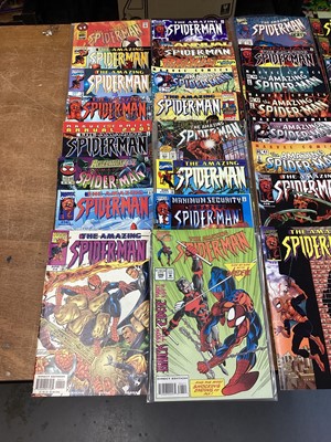 Lot 75 - Marvel Comics The Amazing Spider-Man and The Amazing Spider-Man volume 2, 1990's and 2000's to include issues #388, #400 - poor condition,  #410 - First apperance of Spider-Carnage and many others....