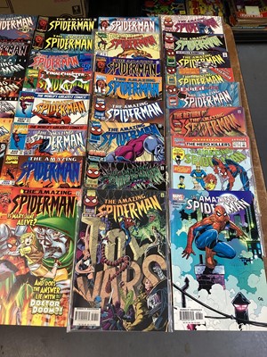 Lot 75 - Marvel Comics The Amazing Spider-Man and The Amazing Spider-Man volume 2, 1990's and 2000's to include issues #388, #400 - poor condition,  #410 - First apperance of Spider-Carnage and many others....