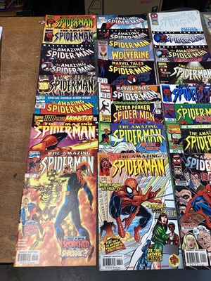 Lot 75 - Marvel Comics The Amazing Spider-Man and The Amazing Spider-Man volume 2, 1990's and 2000's to include issues #388, #400 - poor condition,  #410 - First apperance of Spider-Carnage and many others....