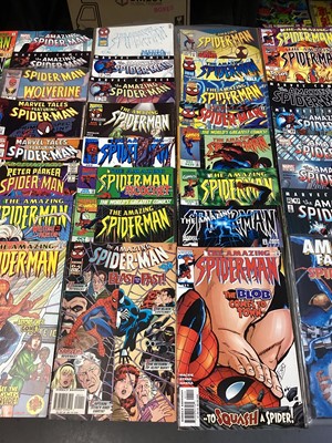 Lot 75 - Marvel Comics The Amazing Spider-Man and The Amazing Spider-Man volume 2, 1990's and 2000's to include issues #388, #400 - poor condition,  #410 - First apperance of Spider-Carnage and many others....