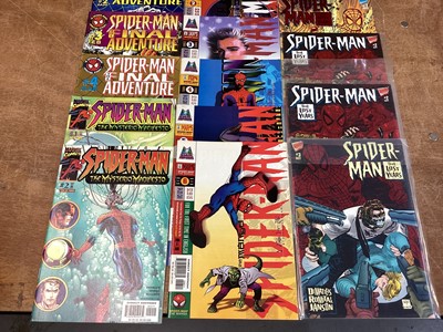Lot 76 - Marvel Comics Spider-Man stories/mini series, to include The Amazing Spider-Man Planet of the Symbiotes part 1 - 5 (1995), the Lethal Foes of Spider-Man part 1 - 4 (1993), Spider-Man revenge of the...