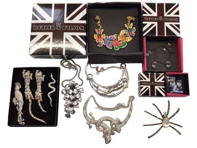 Lot 1055 - Butler & Wilson boxed jewellery and other similar style jewellery