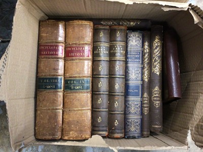 Lot 173 - Four boxes of decorative bindings