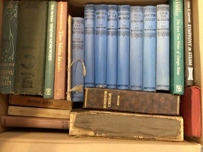 Lot 689 - Three boxes of books including selections of Charles Dickens and P.G.Woodhouse etc