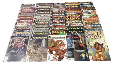 Lot 80 - Dark horse Comics Conan #0 #1 #3-50 (Missing #2, #4) Together with Conan The Cimmerian #0-25 and others