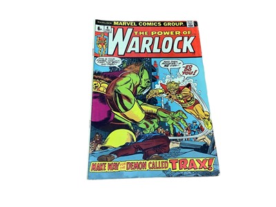 Lot 25 - Three Marvel Comics Strange Tales Ft Warlock #178 (1975) (UK Price Variant) Ongoing stories featuring Adam warlock begin, first appearance of Magus, first team appearance of The Universal Church of...