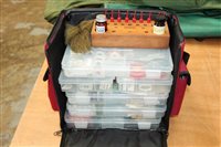 Lot 3727 - Large and comprehensive fly tying kit -...