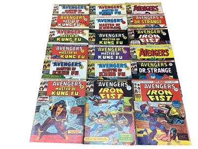 Lot 119 - Marvel Comics The Avengers Weekly #1-145 #147 #148