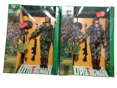 Lot 129 - Palitoy Bradgate Little Big Man 6 1/2" action figure Tropical Combat (4)