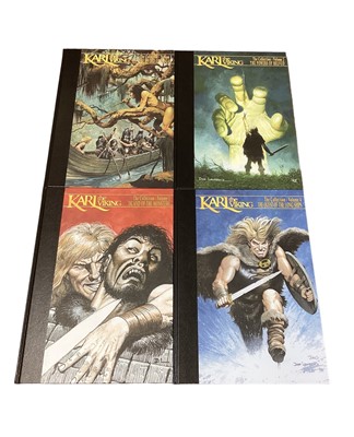 Lot 87 - Don Lawrence Collection Karl The Viking Deluxe 4 volume set (Limited Edition)