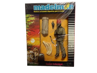 Lot 138 - Madelman (1977-1983) Safari Porteador Equipo Individual with 6 1/2" action figure, boxed (seal damaged to front & one not sealed) Ref:1.011 (2)