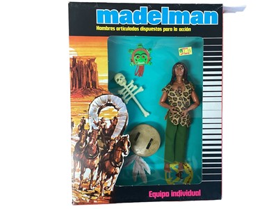 Lot 143 - Madelman (1977-1983) Hechicero Equipo Individual with 6 1/2" action figure, in window box Ref: 1.220 (1)