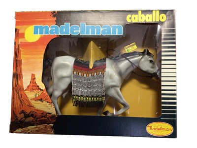 Lot 145 - Madelman (1977-1983) Caballo ref: 720 & Cayuco Ref:715(sealed), both boxed (2)