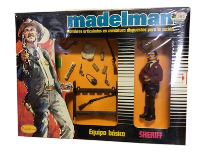 Lot 139 - Madelman Sheriff (1976-1983) Equipo Basico 6 1/2" action figure, in sealed window box Ref: 502 (1)