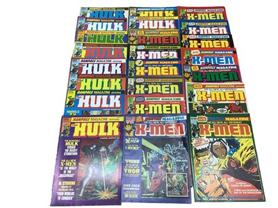 Lot 111 - Marvel Comics Rampage Weekly Magazine #1-34 (1977/78) together with a large quantity of Rampage Monthly (1970's/80's)