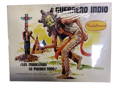 Lot 141 - Madelman Guerreo Indio (1977-1983) Equipo Basico with 6 1/2" action figure, in sealed window box Ref: 513 (1)