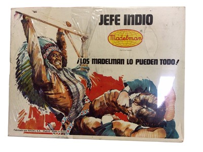 Lot 140 - Madelman Jefe Indio (1977-1983) Equipo Basico with 6 1/2" action figure, in sealed window box Ref: 504 (1)