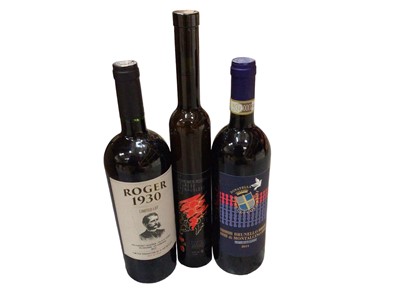 Lot 723 - Freinsheimer Rosenbuhl 2017, 375ml (x6), Roger 1930 Cabernet Sauvignon 2017 (x6) & Brunello di Montalcino 2014 (x5), plus mixed lot(x6) (23 bottles total)