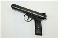 Lot 3741 - 1930s The 'Warrior' .177 calibre air pistol,...