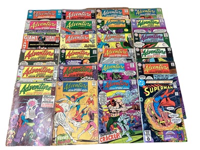 Lot 70 - DC Comics Superman (1980's) and Adventure Comics (1960's) approximately 44 comics in lot