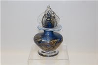 Lot 2003 - French art glass scent flask with stopper,...