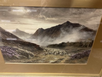 Lot 86 - 19th century gilt framed engraving of a Highland scene