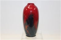 Lot 2009 - Royal Doulton Sung flambé vase with mottled...