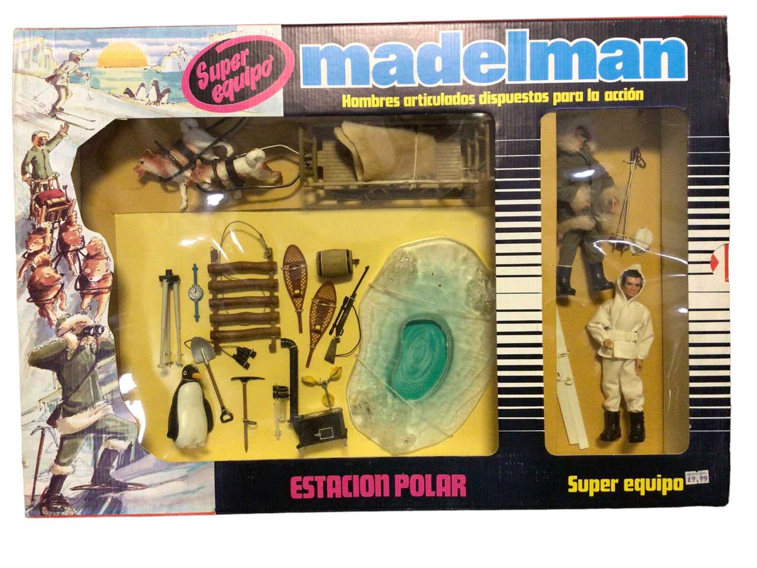 Lot 153 - Madelman (1977-1983) Estacion Polar Super Equipo with two 6 1/2" action figures, in window box Ref: 804 (1)