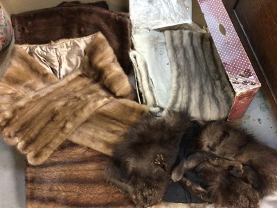 Lot 583 - Group of vintage fur stoles