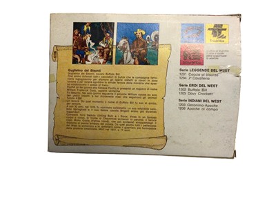 Lot 159 - Atlanic 1:32 Scale Far West Story General Custer No.1211, Buffalo Bill  No.1202, Davy Crockett No.1205, Kit Carson No.1208, Gold Rush No.1210 & Stampede No.2013, boxed (6)