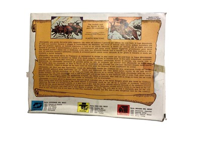 Lot 159 - Atlanic 1:32 Scale Far West Story General Custer No.1211, Buffalo Bill  No.1202, Davy Crockett No.1205, Kit Carson No.1208, Gold Rush No.1210 & Stampede No.2013, boxed (6)