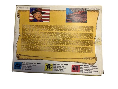 Lot 159 - Atlanic 1:32 Scale Far West Story General Custer No.1211, Buffalo Bill  No.1202, Davy Crockett No.1205, Kit Carson No.1208, Gold Rush No.1210 & Stampede No.2013, boxed (6)