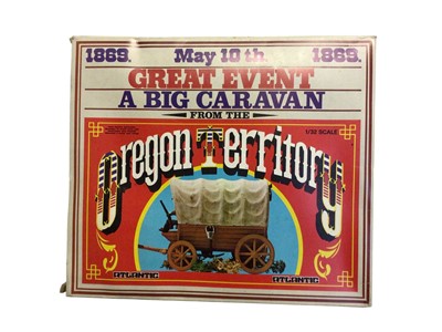 Lot 161 - Atlantic 1:32 Scale May 10th, 1869, Great Event A Big Caravan from the Oregon Territory boxed (three sealed) (5)