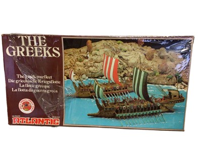 Lot 173 - Atlantic HO Scale The Greeks, The Greek Warfleet, boxed (seal broken one end) No. 1514 (1)