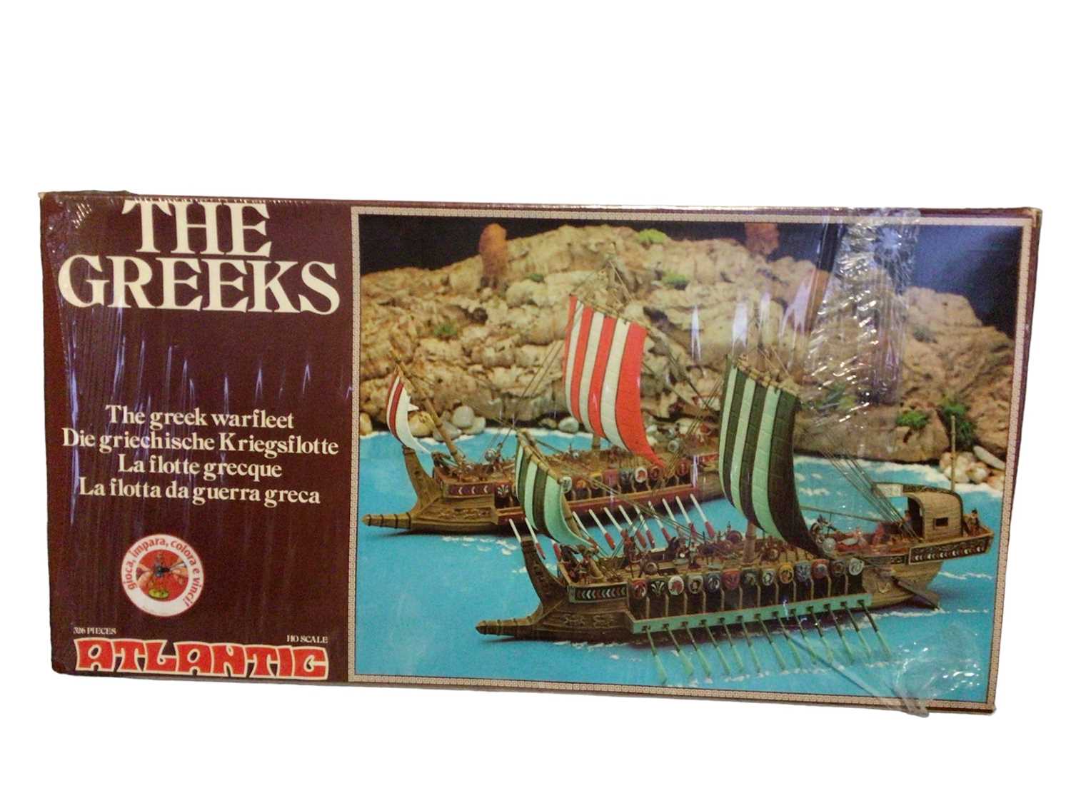 Lot 172 - Atlantic HO Scale The Greeks, The Greek Warfleet, boxed (seal broken one end) No, 1514 (1)