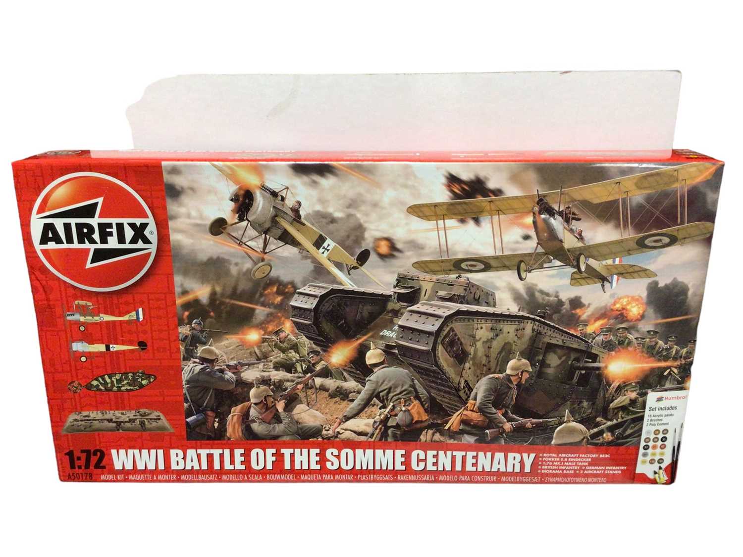 Lot 177 - Airfix 1:72 Scale WWI Battle of the Somme Century, box sellotaped No. A50178 (1)