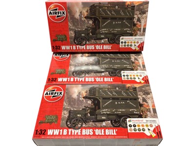 Lot 178 - Airfix 1:32 Scale WWI B Type Bus "Ole Bill", boxed sellotaped No. A50163 (3)