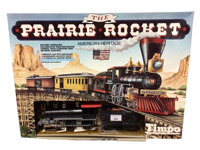 Lot 200 - Timpo Toys The Prairie Rocket American Heritage Steam Locomotive , boxed (window panel damaged) No.243 (1)