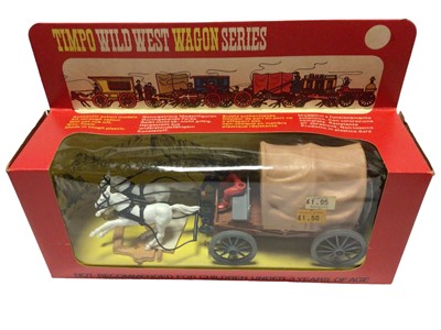 Lot 203 - Timpo Toys Wild West Wagon Series Chuck Wagon, in window box No.273 (2)