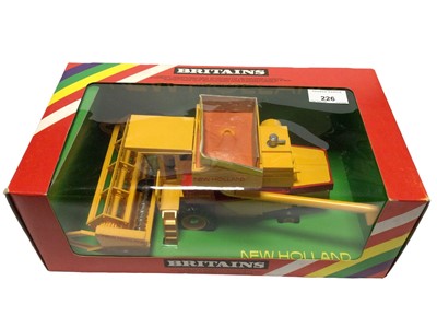 Lot 226 - Britains New Holland TR85 yellow Combine Harvester, boxed No.9575 (1)