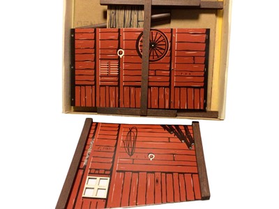 Lot 241 - Marx Toys Lone Ranger Stables construction kit, boxed (nibbled to one corner) no. 7440 (1)