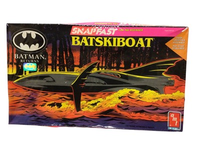 Lot 248 - AMT ERTL SnapFast Batskiboat, sealed box No.6615, plus Galoob Blackstar Space Ship, in window box No. 5506 (2)