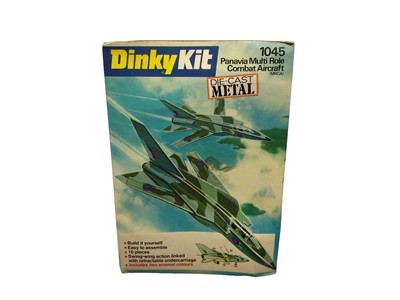 Lot 252 - Dinky diecast Panavia Mutli Role Combat Aircraft Kit, with box (slight rip to front) No. 1045 & Foden Army Truck, in window box No. 668 (2)