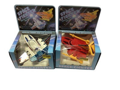 Lot 260 - Space Fighter with press & go action, in window boxes (2)