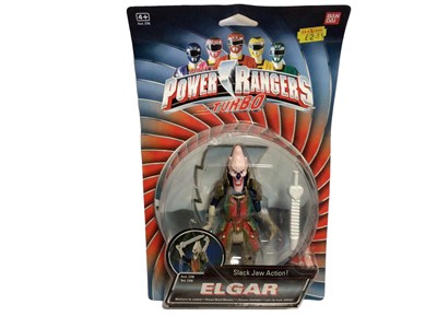 Lot 290 - Bandai Power Rangers Turbo (1997) Evil Space Alien Elgar 5" action figure, on punched card with bubblepack No.2768 (1)