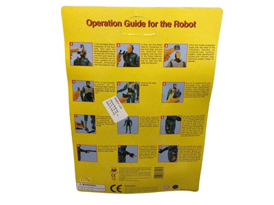 Lot 292 - PMS Robocop Super Robot Warrior Policeman, on unpunched card with bubblepack, plus Kenner Robocop and the Ultra Police Skull Hog No. 64320 & Robo-Cycle No. 64310, both boxed (one slightly compresse...