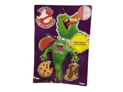 Lot 319 - Kenner The Real Ghostbusters (1986-1991) Green Ghost & Accessories, on card with bubblepack (1)