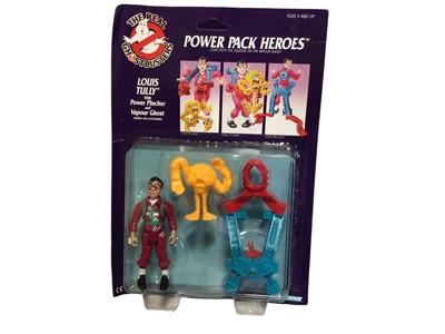 Lot 325 - Kenner The Real Ghostbusters Power Pack Heroes (1986-1991) Louis Tully, on card with bubblepack (1)