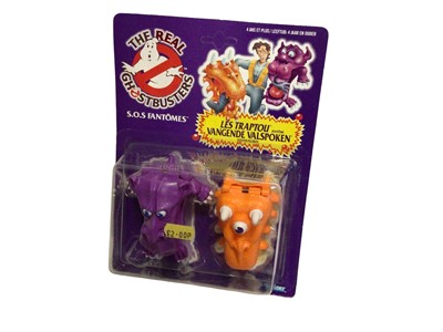 Lot 332 - Kenner The Real Ghostbusters (French Version) (1986-1991) Les Traptou, on card with bubblepack (1)